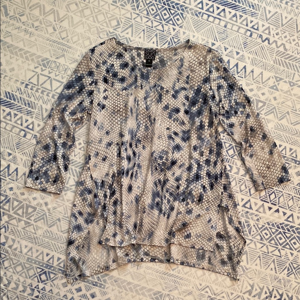 Clara Sun Woo 3/4 Sleeve Blouse